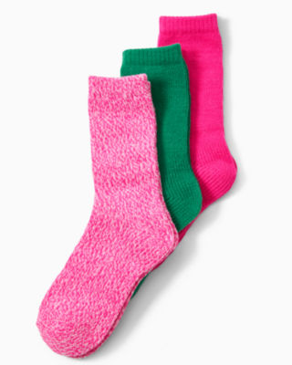 Cozy Sock Trio, , large  - Lilly Pulitzer