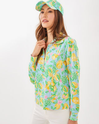 UPF 50+ Eleni Pullover, Bluette Make Lemonade, large