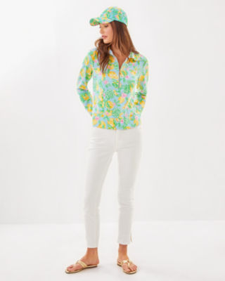 UPF 50+ Eleni Pullover, Bluette Make Lemonade, large image 2