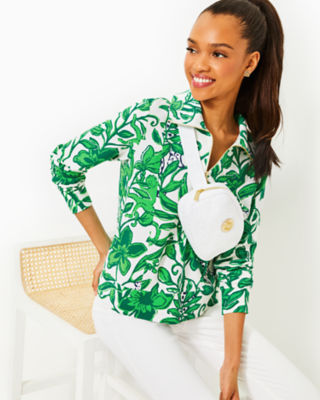 ELENI UPF 50+ PULLOVER, PUTTING GREEN POPPYLAND