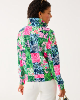 Lilly Pulitzer Upf 50+ Eleni Pullover In Animal Print