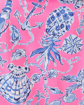 UPF 50+ Eleni Pullover, Rousseau Pink Barefoot Beachcombers, large image 5