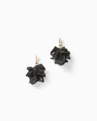 Fine Vine Earrings, Noir, large - Lilly Pulitzer