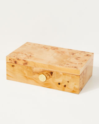 Large Burlwood Box, , large  - Lilly Pulitzer