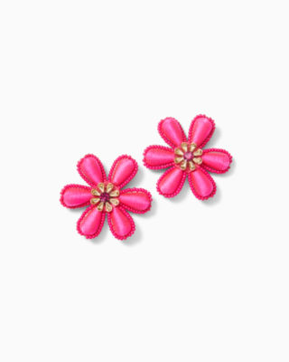 Petal Earrings, Passion Fruit Pink, large - Lilly Pulitzer