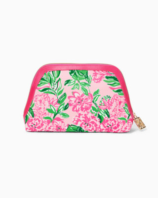 Larsen Pouch, Conch Shell Pink Koala La La, large - Lilly Pulitzer