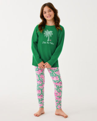 Lilly Pulitzer Girls Mini Ballad Sweatshirt In Green