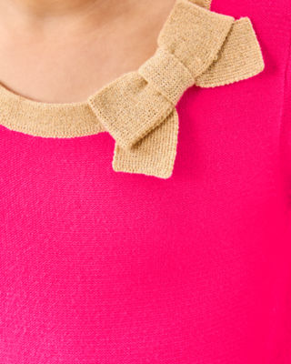 Girls Mini Morgen Sweater Dress, Passion Fruit Pink, large image 3