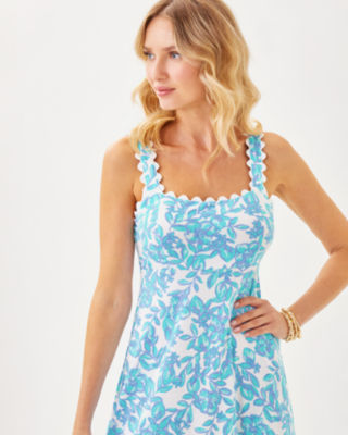 Dwyer Midi Dress, Jacaranda Blue Simply The Zest, large image 3