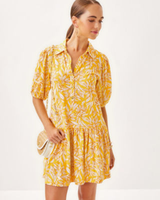 Bingley Dress, Honeycomb Hideaway Honeycomb, large