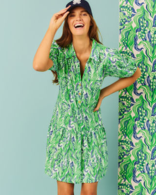 Bingley Dress, Putting Green Lilly Of The Valley, large