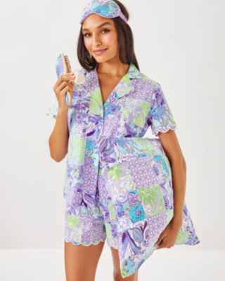 Pillowcase and Eye Mask, Multi Juicy Story Patch, large image 6 - Lilly Pulitzer