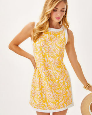Eleanora Shift Romper, Honeycomb Hideaway Honeycomb, large image 1