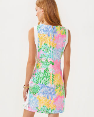 Beckler Shift Dress, Multi Bright Delight Patch, large image 1