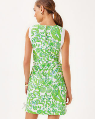Beckler Shift Dress, Resort White Daffodil Hill, large image 1