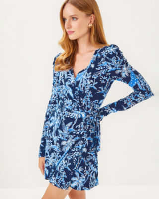 Jemma Sleeved Romper, Low Tide Navy Tall Tales, large image 2