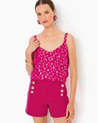 Nadia Silk Cami, , large  - Lilly Pulitzer