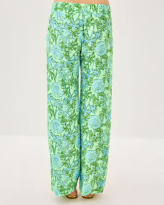 Lilly Pulitzer 32" Bal Harbour Palazzo Pant In Green