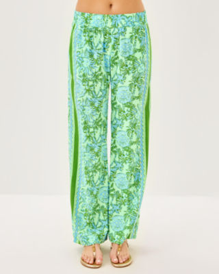 Lilly Pulitzer 32" Bal Harbour Palazzo Pant In Green