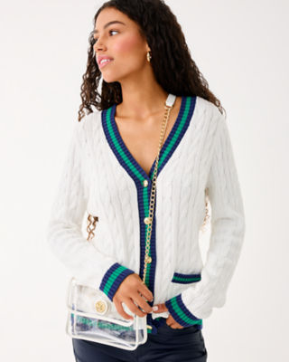 Amberlie Clear Crossbody Bag, Clear, large image 1