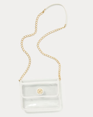 Amberlie Clear Crossbody Bag, Clear, large image 3
