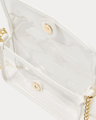Amberlie Clear Crossbody Bag, Clear, large image 4
