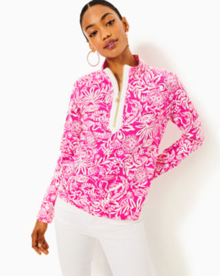 Ashlee Pullover, Passion Fruit Pink Absolutely Flamazing, large - Lilly Pulitzer