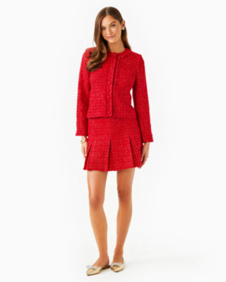 Masami Jacket & Cammi Mini Skirt Boucle Set - Lilly Pulitzer