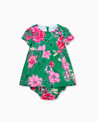 Girls Kelce Infant Dress, Multi Safari Sanctuary, large - Lilly Pulitzer