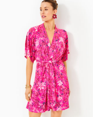 LILLY PULITZER WISTERIA V-NECK DRESS