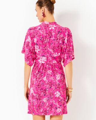 LILLY PULITZER WISTERIA V-NECK DRESS