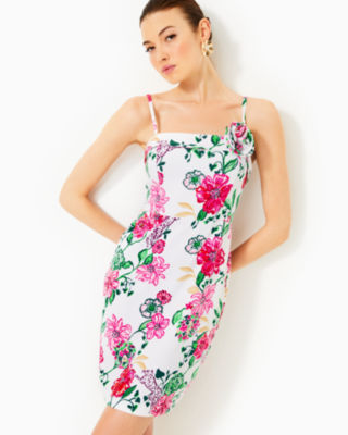 Nickola Dress, Coconut Safari Sanctuary, large - Lilly Pulitzer