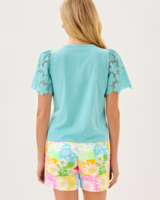 Sebene Knit Top, Fresh Water Blue, large image 1