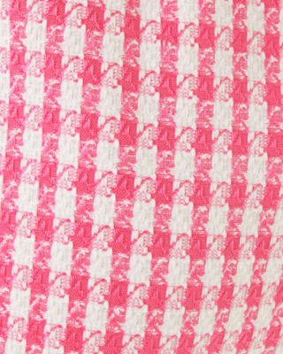 Aria Boucle Shift Dress, Rousseau Pink Charming Check Boucle, large image 7