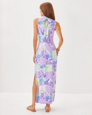 Wellington Maxi Dress, Multi Juicy Story Patch, large image 2