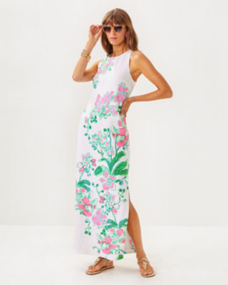 Melodie Maxi Dress, Multi Oversized Orchids On The Avenue Engineer, large