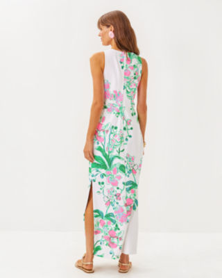 Melodie Maxi Dress, Multi Oversized Orchids On The Avenue Engineer, large image 1