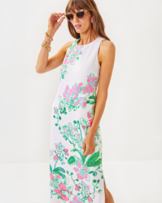 Melodie Maxi Dress, Multi Oversized Orchids On The Avenue Engineer, large image 3