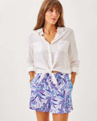 5" Bal Harbour Short, Tropicalia Purple Elephant In The Bloom Engineered Bottom, large