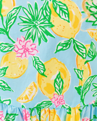 Girls Bellefleur Dress, Bluette Make Lemonade, large image 3