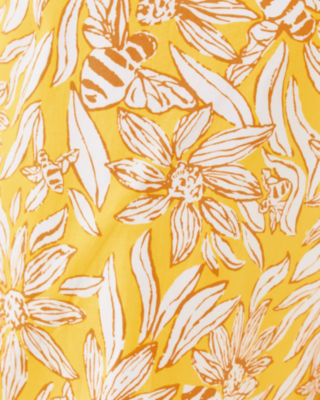 Girls Little Lilly Classic Shift Dress, Honeycomb Hideaway Honeycomb, large image 4