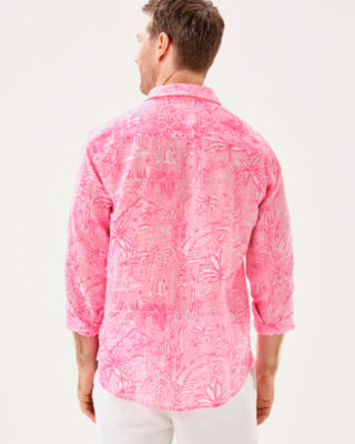 Men's Stuff Addison Shirt, Conch Shell Pink Pennys Playground, large image 1