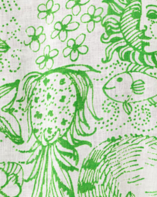 Men's Stuff Addison Button Down Shirt, Putting Green Lil Fleur De Lilly, large image 5