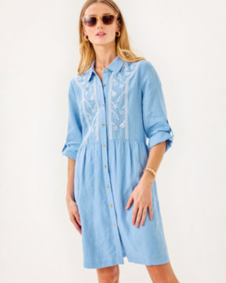 Shaela Dress, Jacaranda Blue, large image 3