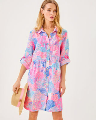 Shaela Dress, Multi Roar Of The Seas, large