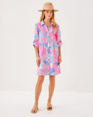Shaela Dress, Multi Roar Of The Seas, large image 3
