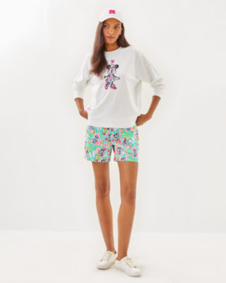 Lilly Hearts Disney 5" Callahan Mid Rise Short, Multi Lilly Hearts Disney, large image 3
