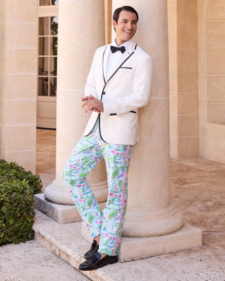 Men's Stuff 34" Mizner Stretch Pant, Salt Pond Blue Sunny Dee, large