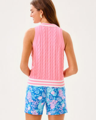 Suzette Polo Sweater Tank