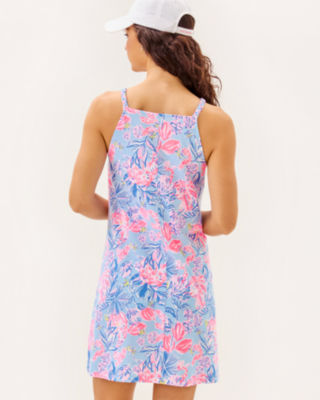 Kyleigh Dress, Multi Elephant Splash, large image 1